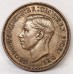 AUSTRALIA 1951 PL . HALF 1/2 PENNY . VARIETY . DIE CRACKS